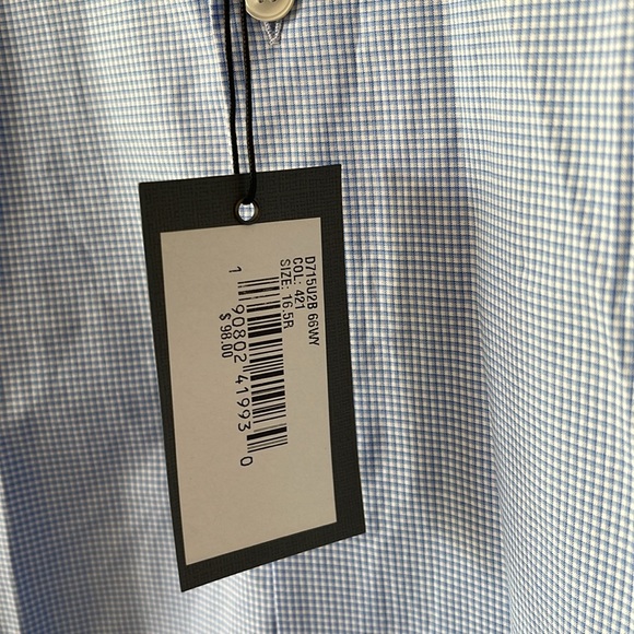 John Varvatos NWT Blue Size 16.5 R - Picture 4 of 8